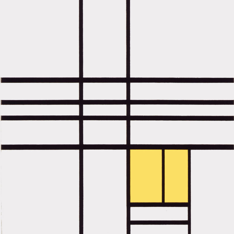 mondrian gelb 30